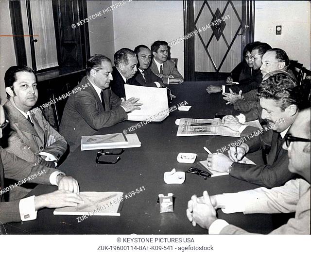 1971 - Colombia and Venezuela negotiate over off shore areas in the Gulf of Venezuela known to be rich in oil. Venezuelan delegation