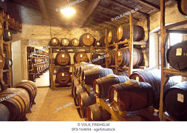 Balsamic barrels in cellar (Panzano, Tuscany, 3)