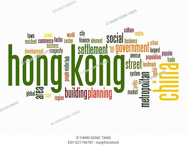 Hong Kong word cloud