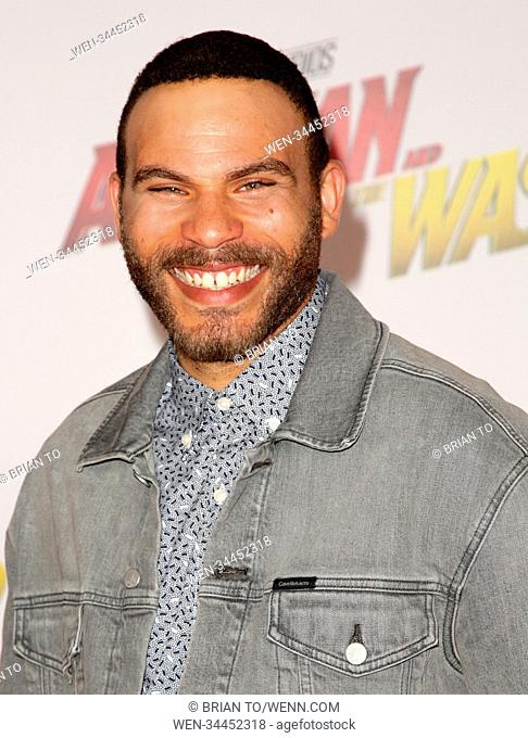 Celebrities attend 'Ant-Man and The Wasp' film premiere. Featuring: Ian Verdun Where: Hollywood, California, United States When: 26 Jun 2018 Credit: Brian...