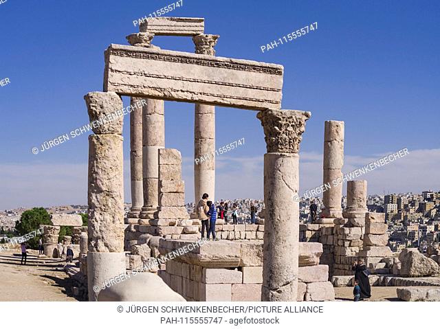 The temple of Hercules is one of the most famous buildings on the citadel hill (Jebel al-Qalaa) of Amman. The temple of Hercules was built between 162 and 166...