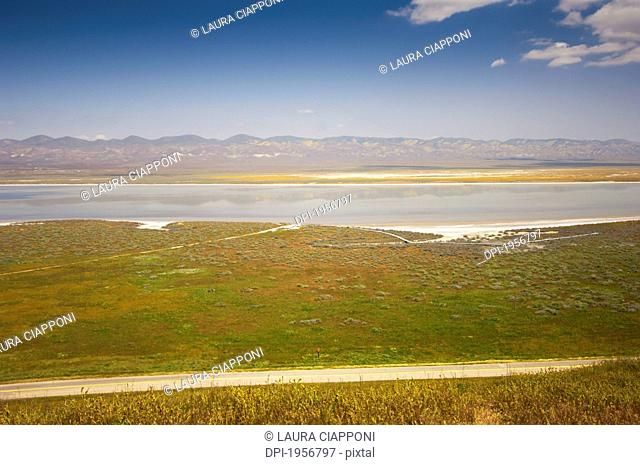 View Of Carrizo Plain And Soda Lake, California United States Of America