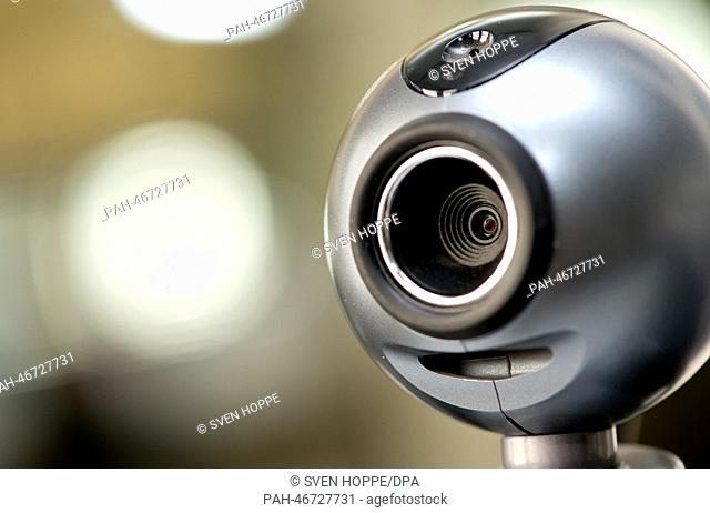 ILLUSTRATION - An illustration shows a webcam in Berlin,  Germany, 28 February 2014. Accodring to a report in the ""Guardian"" newspaper