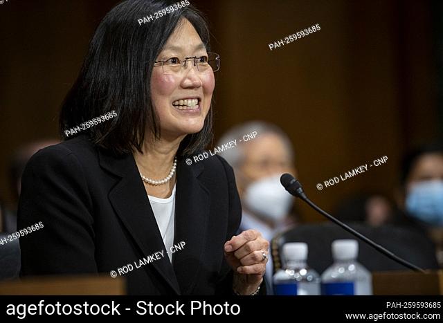 Lucy Haeran Koh appears before a Senate Committee on the Judiciary hearing for her nomination to be United States Circuit Judge for the Ninth Circuit