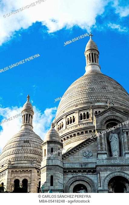 View of Sacre Couer in Paris, France