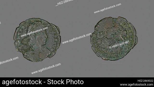 Coin Portraying Emperor Constantius II, 337-361. Creator: Unknown
