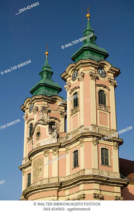 Minorite Church (b.1771). One of Hungary's Prime Wine Growing Towns. Bukk Hills, Eger. Northern Uplands. Hungary. 2004