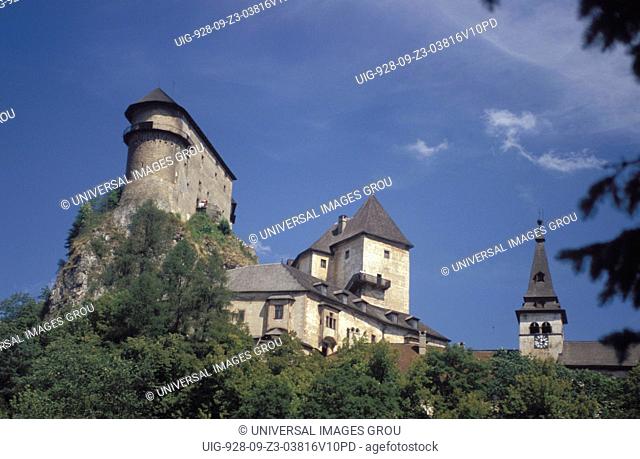 Slovakia. Oravsky Podzamok. Orava Castle