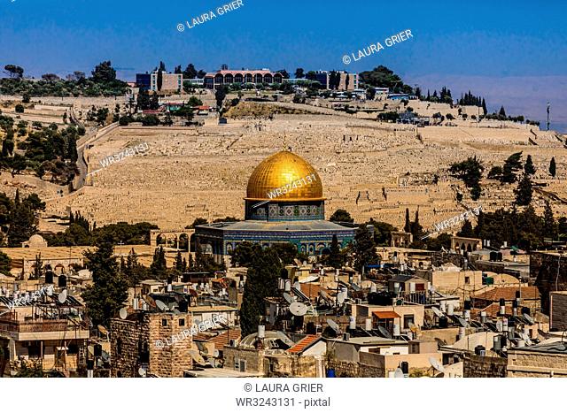 Dome of the Rock, UNESCO World Heritage Site, Jerusalem, Israel, Middle East