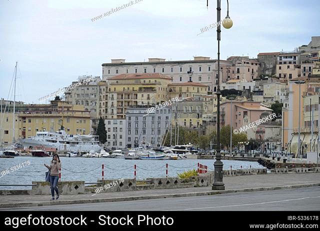 Port, Lungomare Giovanni Caboto, Old Town, Gaeta, Lazio, Italy, Europe