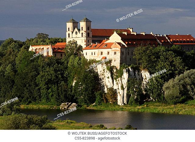 Tyniec, Benedictin's Abbey of Tyniec, Vistula River , Cracow, Krakow, Poland