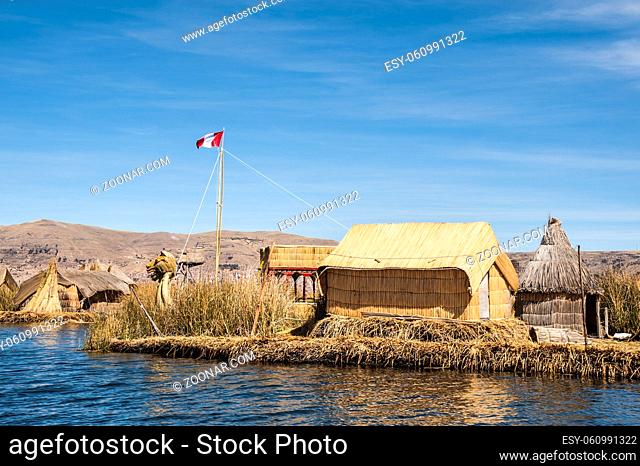Uros - Floating Islands, Titicaca lake, Peru-Bolivia