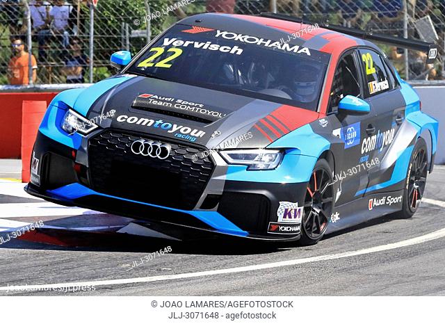 WTCR 2018: Vila Real. Race of Portugal, Pratice Action. Vervisch, Audi R3 LMS #22