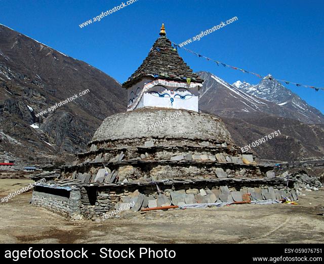 Stupa in the Everest Region, Nepal