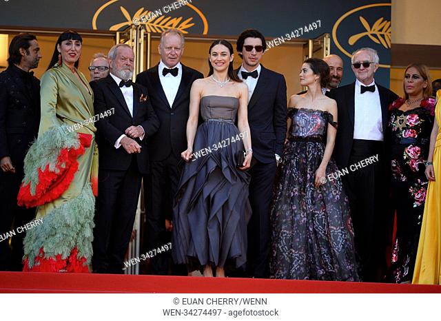 71st annual Cannes Film Festival - Closing Ceremony Featuring: Olga Kurylenko, Adam Driver, Terry Gilliam, Jonathan Pryce, Rossy de Palma, Jordi Molla