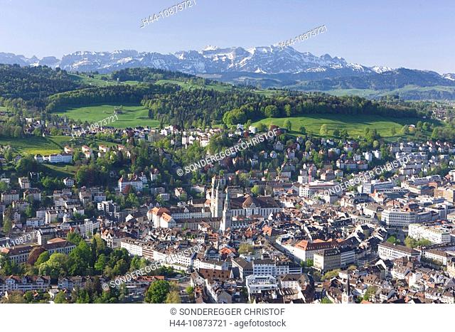St. Gallen mit Säntis