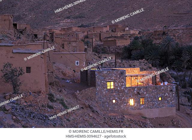 Morocco, Anti Atlas, Souss Massa region, Tata province, Tamsoulte, Dar Ahlam, Dream Houses, The South Road, The Red House