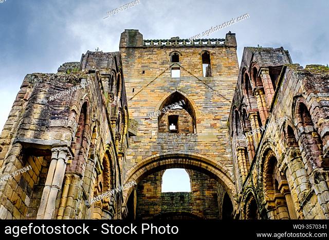 The ruins of Jedburgh Abbey, Jedburgh, Scottish Borders