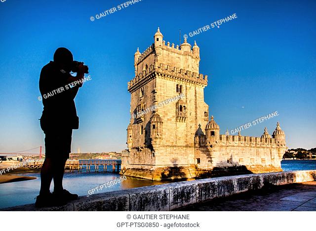 THE BELEM TOWER, BUILT IN THE 16TH CENTURY TO PROTECT THE ENTRANCE TO THE PORT OF LISBON, THE TOWER IS LISTED AS A WORLD HERITAGE SITE BY UNESCO, LISBON