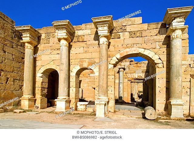 new forum at Leptis Magna, Libya