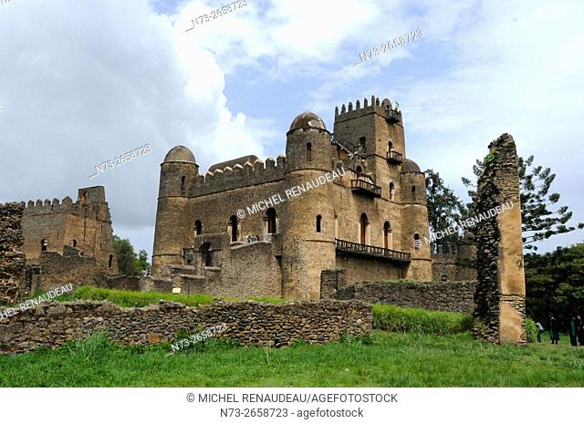 Ethiopia, Amhara Region, Gondar, Fasil Ghebbi Unesco World Heritage