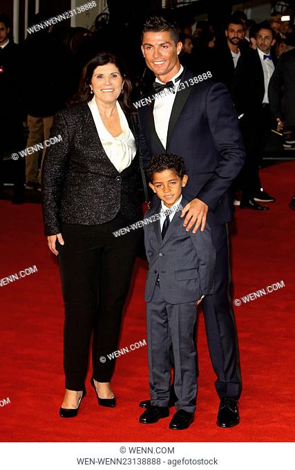Ronaldo World Premiere at the Vue West End, Leicester Square, London Featuring: Maria Dolores Aveiro, Cristiano Ronaldo, Cristiano Ronaldo Jr Where: London