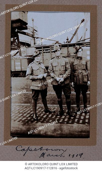 Photograph - 'Capetown', South Africa, Sergeant Major G.P. Mulcahy, World War I, Mar 1919, One of 44 black and white photographs in an album bound in green...