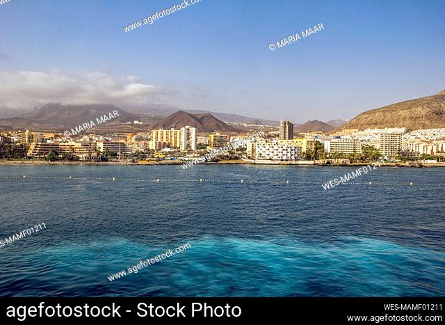 View on Los Cristianos, Tenerife, Spain