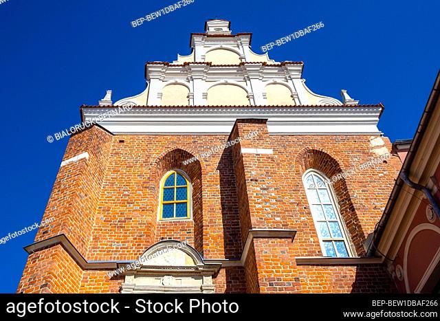 Lublin, Lubelskie / Poland - 2019/08/18: Holy Trinity Chapel within the medieval Lublin Castle royal fortress in historic quarter
