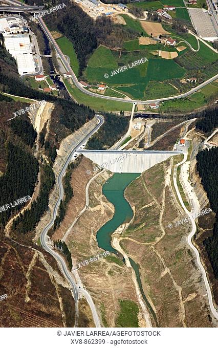 Ibiur reservoir, Baliarrain, Gipuzkoa, Basque Country, Spain