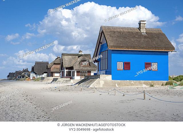 Historic building on the peninsula Graswarder, Heiligenhafen, Baltic Sea, Schleswig-Holstein, Germany, Europe