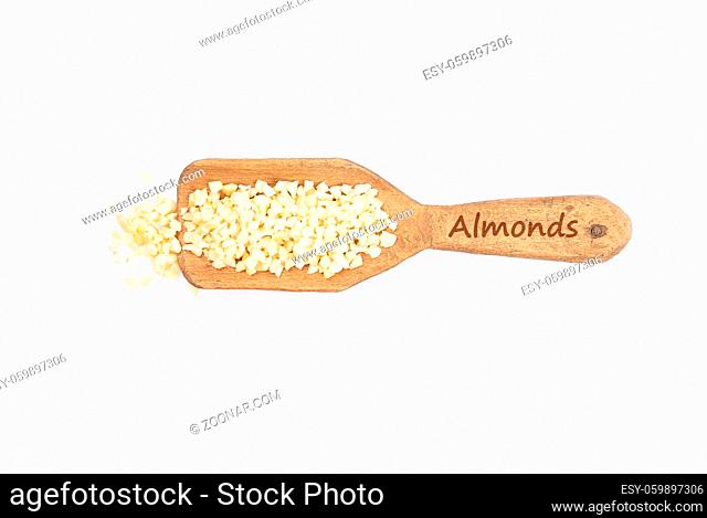 Mandelstückchen - Almonds on shovel