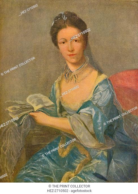'Fanny Burney (Mme. D'Arblay)', c1780, (1920). Creator: Nathaniel Hone