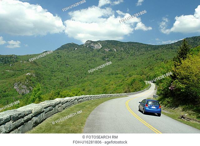 Boone, Blue Ridge Parkway, NC, North Carolina, Blue Ridge Mountains, Appalachian Mts Linn Cove Viaduct