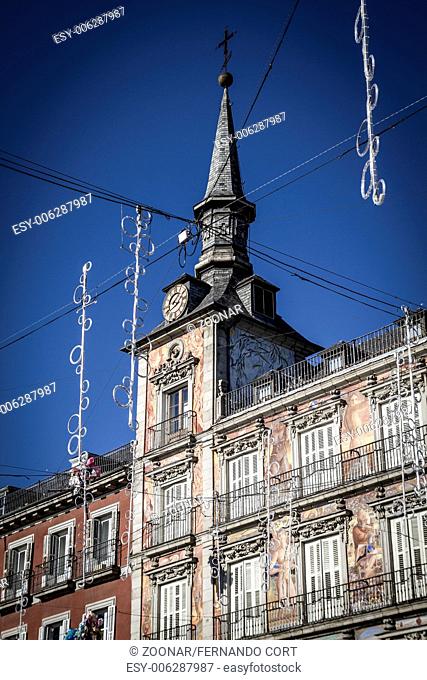 Plaza Mayor, Image of the city of Madrid, its characteristic architecture