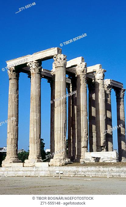 Temple of Olympian Zeus. Athens, Greece