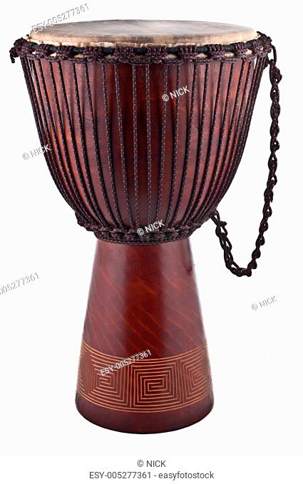 Djembe Isolated On White
