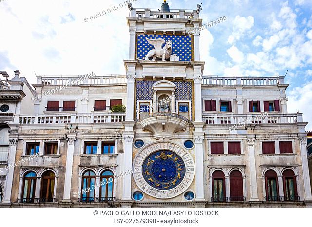 Venice Sant Marks Square astronomical clock face