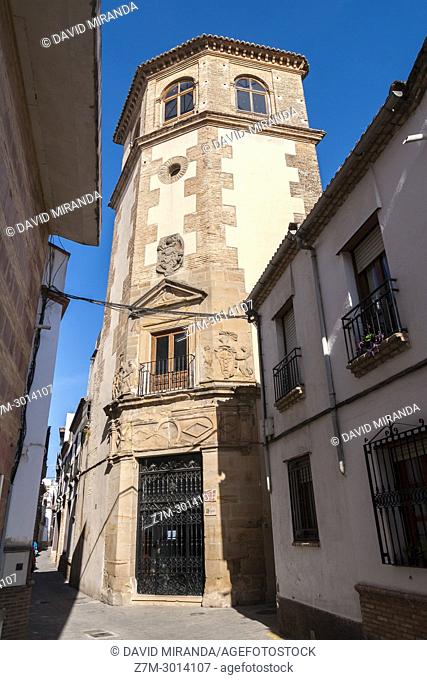 Tower. Andujar. Jaen province. Andalusia. Spain