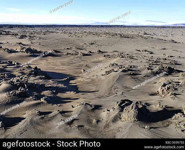 Lava, Lapillli and vulcanic ashes of the Bardarbunga eruption 2014 - 2015 in Holuhraun area. The north eastern interior highlands of Iceland in the Vatnajoekull...