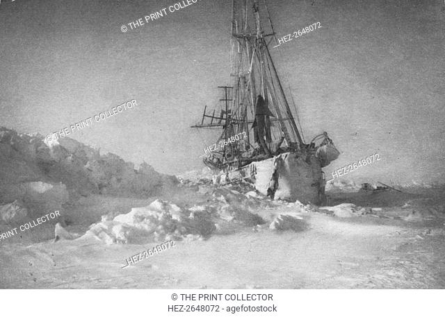 'The Fram in the Ice', 1895, (1897). Artist: Unknown