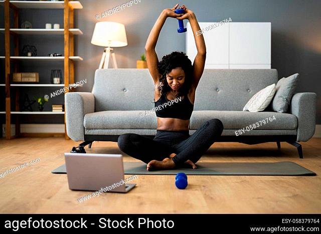 Online TV Home Fitness Workout And Exercise