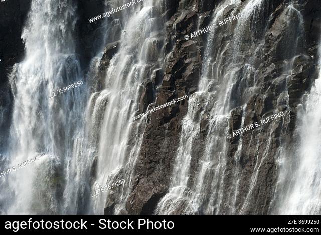 Eastern Cataract of Victoria Falls. Mosi-oa-Tunya National Park/Victoria Falls, Livingston, Zambia, Africa