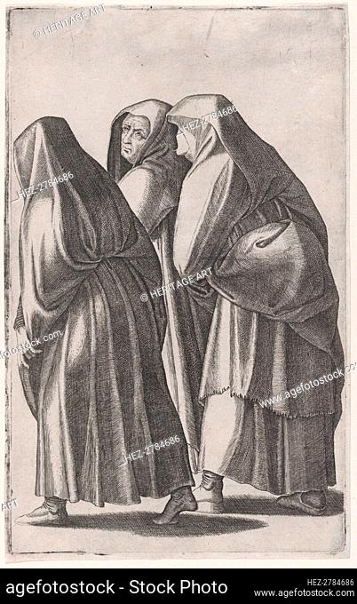 The three holy women going to the sepulchre, ca. 1514-36. Creator: Agostino Veneziano