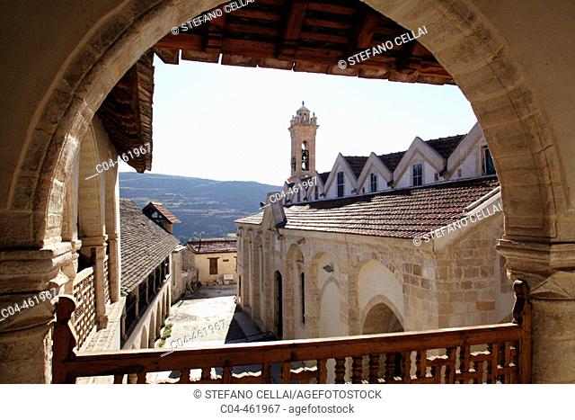 Omodos monastery. Cyprus