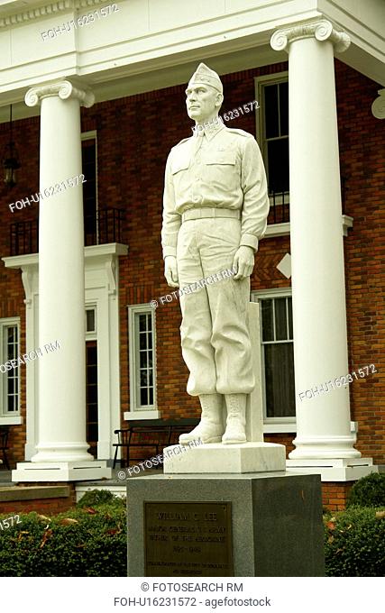 Dunn, NC, North Carolina, The General William C. Lee Airborne Museum Father of the Airborne statue