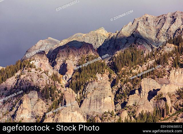 Mountain Landscape in Colorado Rocky Mountains, Colorado, United States