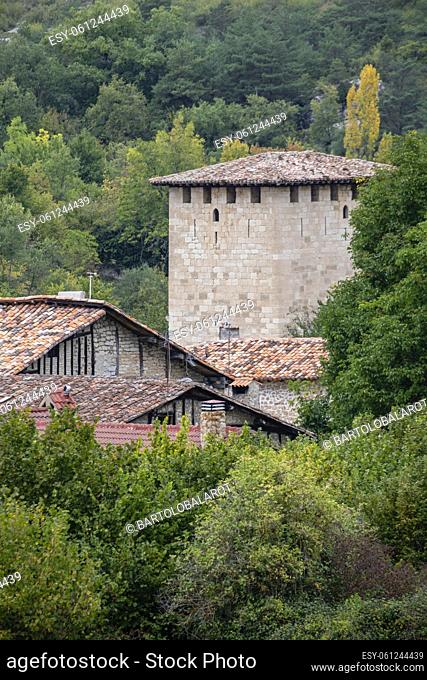 Constables Tower. XV century, Valpuesta, province of Burgos, autonomous community of Castilla y León, Spain