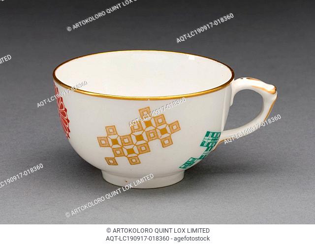 Cup, 1878, Worcester Royal Porcelain Company, Worcester, England, founded 1751, Worcester, Soft-paste porcelain, polychrome enamels and gilding, H. 4