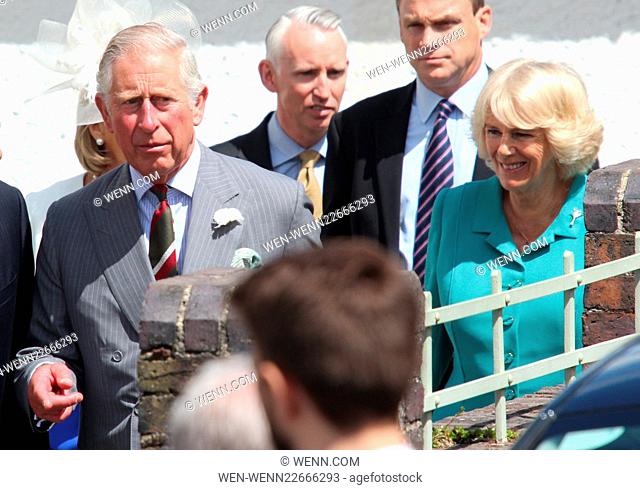 Prince Charles and Camilla, Duchess of Cornwall visit Wern Isaf house in Llanfairfechan as part of a five day tour of Wales Featuring: Prince Charles, Camilla